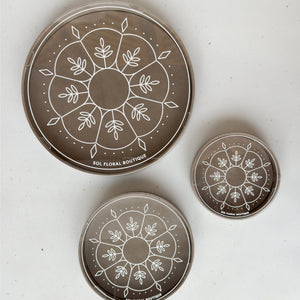 The Leather Collection - Round Trays