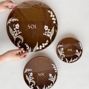 The Leather Collection - Round Trays