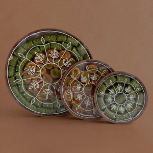 Three Pistachio and Baqlawa Trays