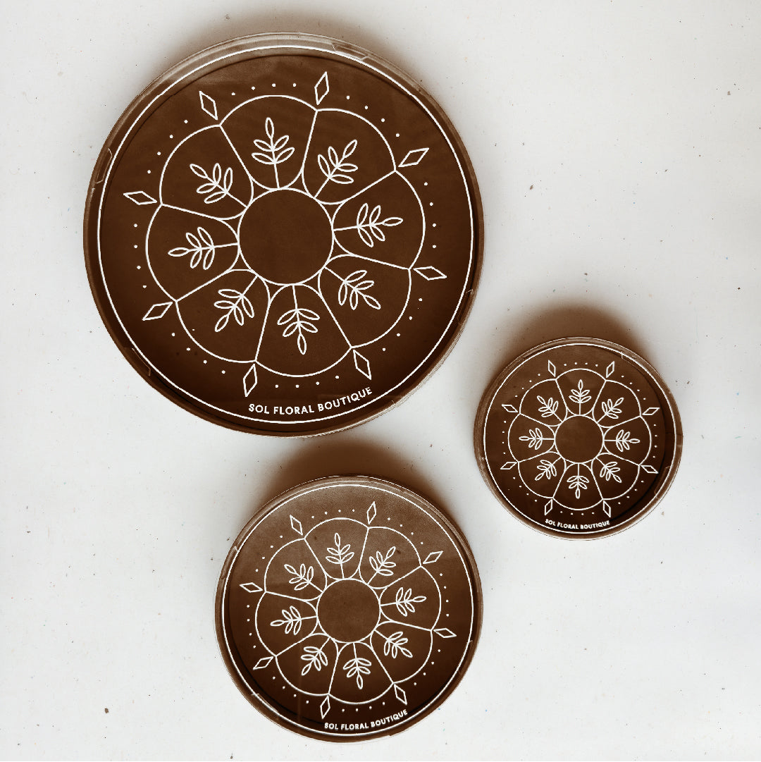 The Leather Collection - Round Trays